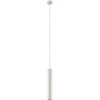 Arcchio Ejona pendellampe, høyde 35 cm, hvit, aluminium