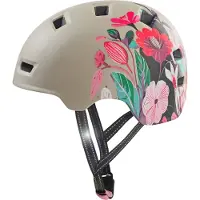Crazy Safety Rampage Flower, Sykkelhjelm, Sand