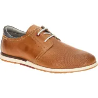 Pikolinos for man. M8W-6429 Saler brown leather shoes (39), Flat, 1 to 3 cm, Laces, Casual, Classic