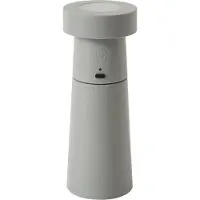 LUCANDE LED-saltbøsse Salt, lysegrå, batteri, IP44