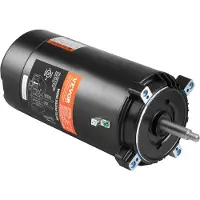 Vevor 1,5 hk bassengpumpemotor, 56J ramme, 115 V (13,6 ampere) / 230 V (6,8 ampere) 3450 o/min, 60 Hz, 1,3 servicefaktor, 90 μF / 250 V kondensator, moturs roterende rundflens erstatningsmotor