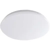 LINDBY LED-taklampe Eovi, Ø 33 cm, hvit, 4 000 K