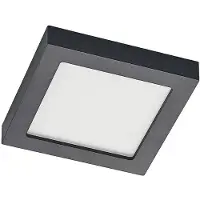 PRIOS LED-taklampe Alette, svart, 18 W, CCT, dimbar