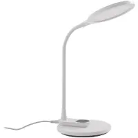LINDBY LED-bordlampe Valtaria, hvit, CCT, dimbar