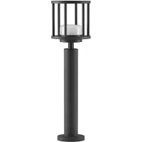 LUCANDE Berenike 60 cm veilampe, mørkegrå, metall, GX53