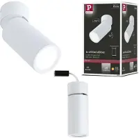 Paulmann taklampe TURNAL COIN LED taklampe 3-TRINN DIM 6W 470lm 2700K 230V hvit