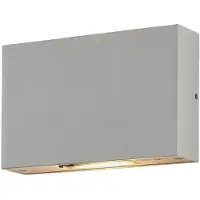 LUCANDE Utendørs LED-vegglampe Katla i aluminium