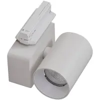 LINDBY LED skinnespotlight Linaro/Brinja, hvit, 1-faset