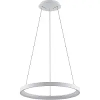 Arcchio LED-hengelampe Vivy, Ø 58 cm, hvit, metall