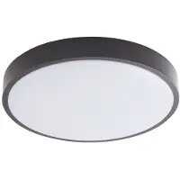 LINDBY Smart LED-taklampe Innes svart 38 cm RGB CCT Tuya