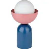 Osram bordlampe Decor Bowl, blå/rosa, stål, E14