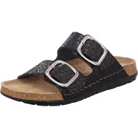 Rohde dameslipper - Svart - Sko - Tøffel - Sandaler