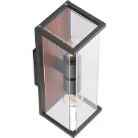 LUCANDE Elwin vegglampe, kantet, 2 lyskilder