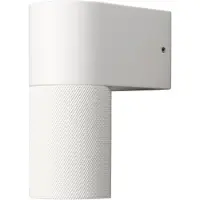 Konstsmide Temi utendørs vegglampe, hvit, bredde 11 cm, aluminium