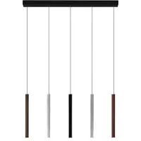 LUCANDE LED-pendellampe Stoika, 88 cm, 5 lyskilder, metall