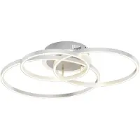 LINDBY Smart LED-taklampe Tula, fjernkontroll, Tuya CCT