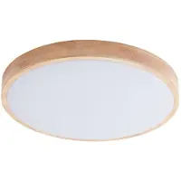 LINDBY Smart LED-taklampe Innes wood Ø39cm RGB CCT Tuya