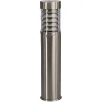 LINDBY sokkellampe Enja, 50 cm, stål, IP44, E27