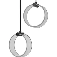 Osram LED-hengelampe Decor Circle, 2 lyskilder, CCT, svart