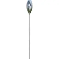 LINDBY LED-solcellelampe Jari, høyde 122 cm, stål, klar