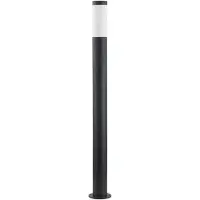 LINDBY Statius veilampe, antracitt/opal, jern, 100 cm