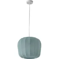 LINDBY hengelampe Helin, blå, Ø 35 cm, stoff