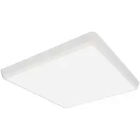 Arcchio LED-taklampe Augustin, 40 x 40 cm, hvit, IP54