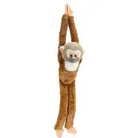 Wild republic Kosedyr - Hengende Ape - 18x55 - Ekorn ape - - OneSize - Kosedyr