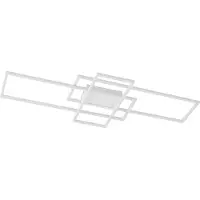 LINDBY LED-taklampe Caitlin, hvit, metall, 105 cm