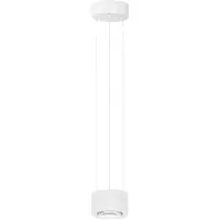 Arcchio LED-pendellampe Rotari, linse, downlight, hvit