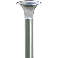 LINDBY Solar-LED-lampe med jordspyd Jolin, 66 cm, stål
