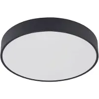 Arcchio LED-taklampe Vanida, svart, Ø 40 cm, opp/ned