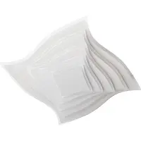 LINDBY LED-taklampe Rebeka, 47x47cm, CCT, fjernkontroll