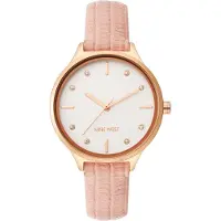 Nine west Nw-2556rgpk Quartz 34 Mm Dameklokke