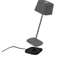 Zafferano Ofelia 3K bordlampe IP65 grå