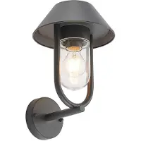LUCANDE Olinum utendørs vegglampe, mørkegrå