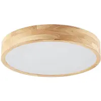 LINDBY taklampe Tanju, Ø50 cm, 4 lyskilder, gummitre, E27