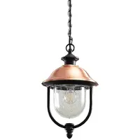 LINDBY utendørs pendellampe Clint, metall, saltvannsresistent, E27
