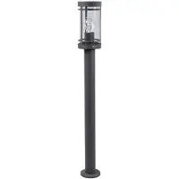 LINDBY veilampe Djori, 80 cm, antrasitt, stål, E27