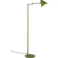 TRIO Gulvlampe Cosima, grønn, høyde 126 cm, metall