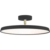 DFTP LED-taklampe Kaito 2 Pro, Ø 40 cm, svart, avstand