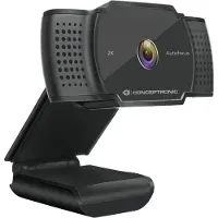 Conceptronic AMDIS02B - Nettkamera - farge - 5 MP - 2592 x 1944 - 2K - fastfokal - lyd - USB 2.0 - MJPEG, YUV2 - DC 5 V