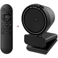 Mtp Products L5311 4K Ultra HD USB-C-webkamera med fjernkontroll - svart