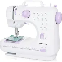 Emerio SEW-121820 - Symaskin - 12 sting - 1 fireskrittsknappehull