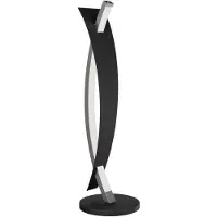 LUCANDE LED-bordlampe Marija, svart, dimbar, 62 cm