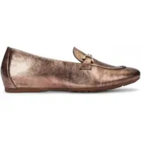 Wonders for woman. A-4111_5642_6509 Leather Moccasins Grace 11 bronze (38), Flat, None, Casual, Classic