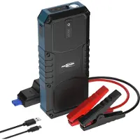 Ansmann Jump Starter 16.0, 2500 A, Sort, Blå, 2500 A, Lithium Polymer (LiPo), 4 Ah, 59,2 Wh