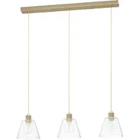 Eglo COPLEY langbordlampe 3xE27 L900 gull/klar