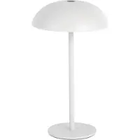 Arcchio LED oppladbar bordlampe Thenra, hvit, veggfeste
