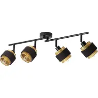 Osram taklampe Decor Spot Hornet, 4 lyskilder, svart/gull